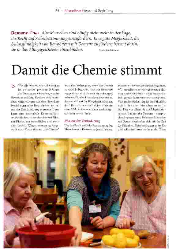 Vorschauseite 1: Damit die Chemie stimmt