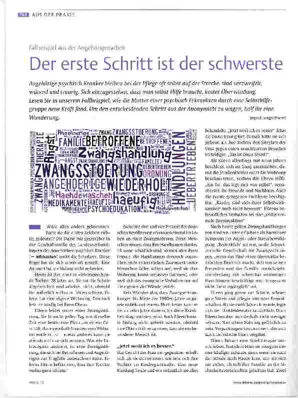 Vorschauseite 1: Der erste Schritt ist der schwerste