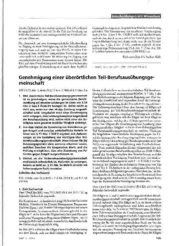 Vorschauseite 2: Rechtsschutzinteresse schwerbehinderter Asylsuchender im Zugang zur gesetzlichen Krankenversicherung