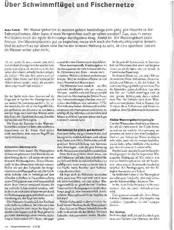 Vorschauseite 1: Über Schwimmflügel und Fischernetze