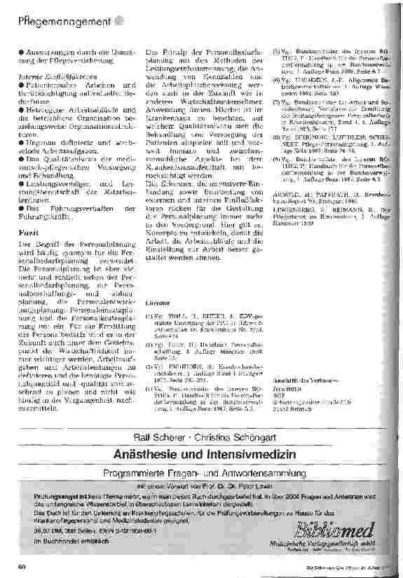 Vorschauseite 6: Personalbedarfsplanung