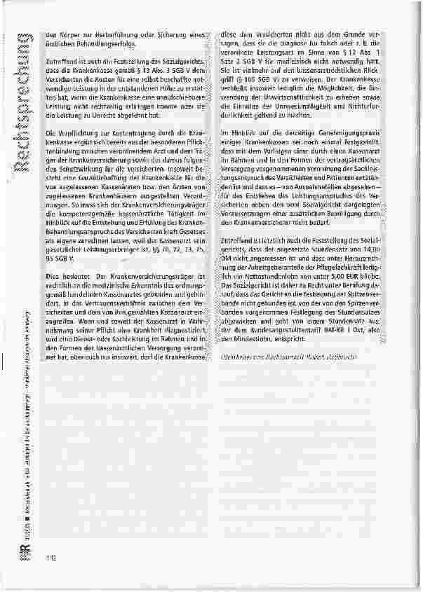 Vorschauseite 4: Kostenübernahme für Leistungen der Behandlungspflegestündliches Absaugen der Atemwege