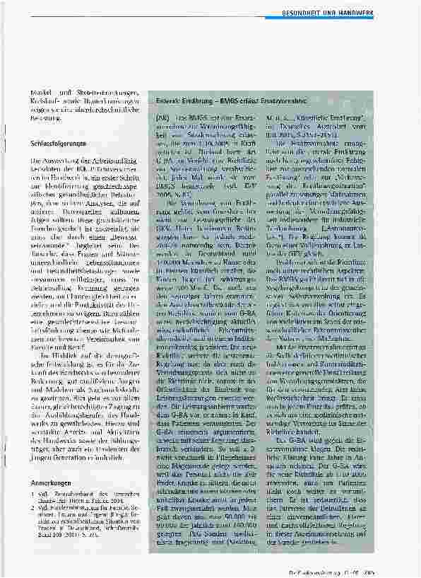 Vorschauseite 4: Arbeitsunfähigkeit von Frauen und Männern im Handwerk