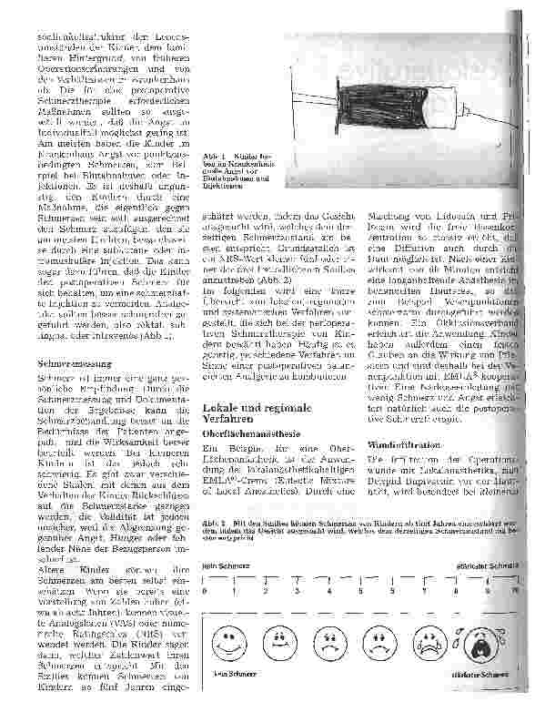 Vorschauseite 2: Postoperative Schmerztherapie bei Kindern