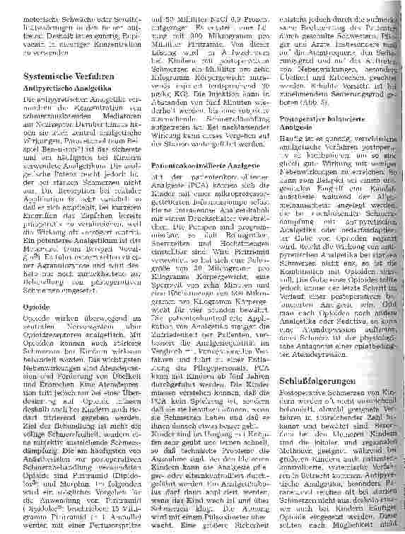 Vorschauseite 4: Postoperative Schmerztherapie bei Kindern