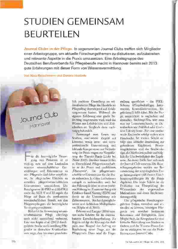 Vorschauseite 1: STUDIEN GEMEINSAM BEURTEILEN