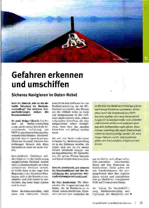 Vorschauseite 1: Gefahren erkennen und umschiffen