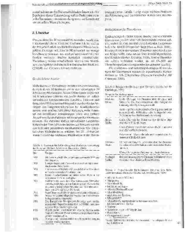 Vorschauseite 2: Thromboseprävention im pflegerischen Alltag an einer Universitätsklinik