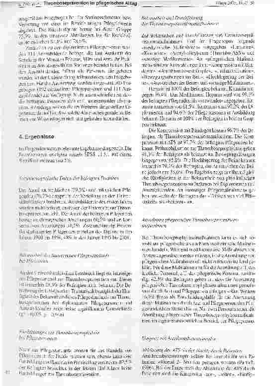 Vorschauseite 5: Thromboseprävention im pflegerischen Alltag an einer Universitätsklinik