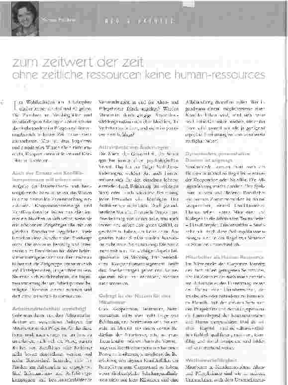 Vorschauseite 1: zum Zeitwert der zeit ohne zeitliche ressourcen keine human-ressources