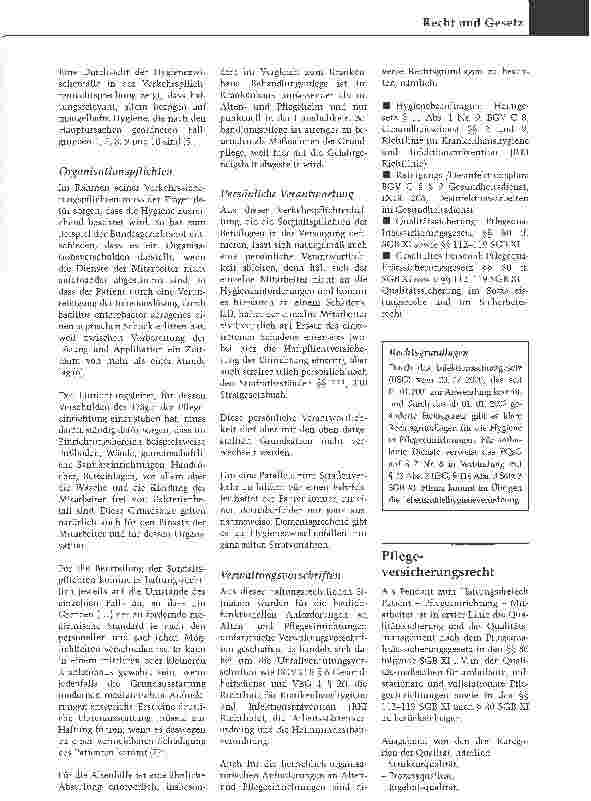 Vorschauseite 2: Hygieneverantwortung in der Pflege