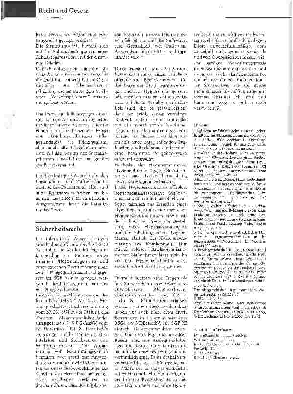 Vorschauseite 3: Hygieneverantwortung in der Pflege