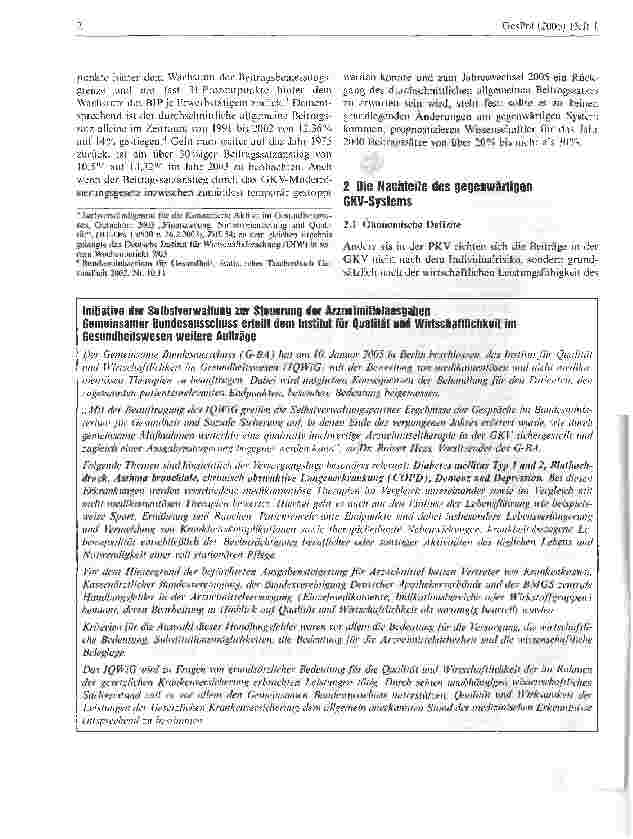 Vorschauseite 2: Das CDU/CSU-Modell einer Solidarischen Gesundheitsprämie
