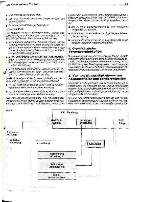 Vorschauseite 3: Zur Umsetzung der BPflV 95: Bericht aus dem Klinikum der Philipps-Universität Marburg
