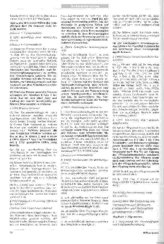 Vorschauseite 2: Gesetzesänderungen durch das2. Betreuungsrechtsänderungsgesetz (2. BtÄndG)
