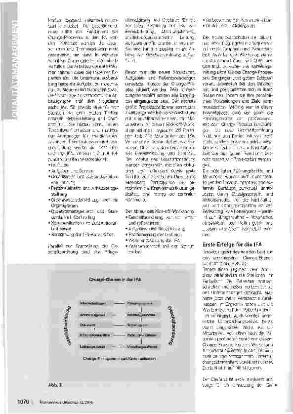 Vorschauseite 3: Nichts dem Zufall überlassenAbteilungsspezifische Geschäftsordnungals Instrument im Change-Management-Prozess