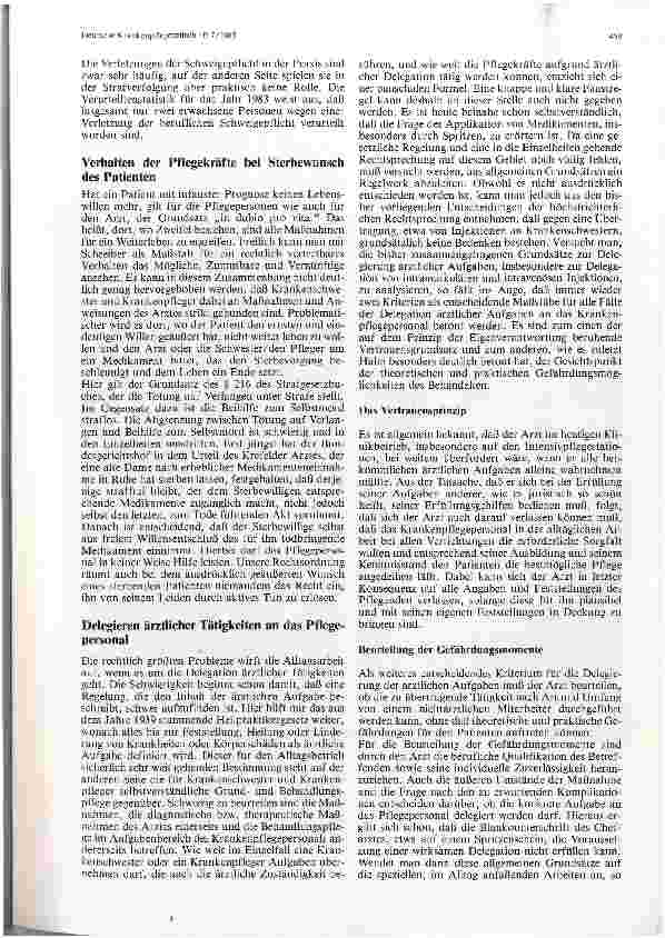 Vorschauseite 2: Rechtsnormen in der Krankenpflege
