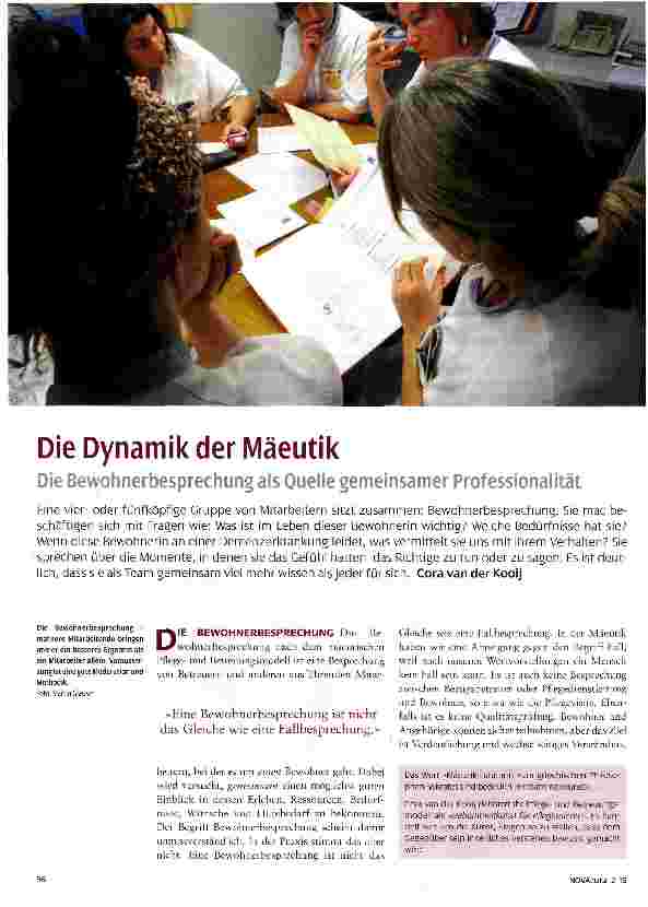 Vorschauseite 1: Die Dynamik der Mäeutik