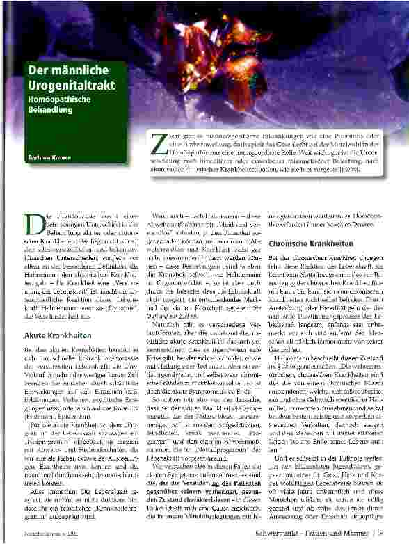 Vorschauseite 1: Der männliche Urogenitaltrakt