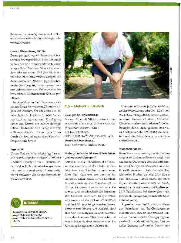 Vorschauseite 3: Cochrane-Update 3 2015