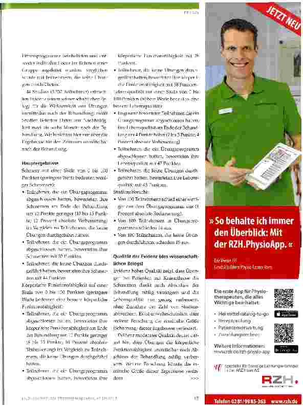 Vorschauseite 4: Cochrane-Update 3 2015
