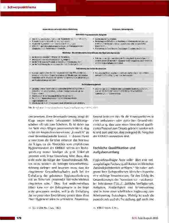 Vorschauseite 5: Hygienefachpersonal in der ambulanten und stationären Versorgung -ein bundesweiter Überblick am Beispiel des Hygienebeauftragten Arztes
