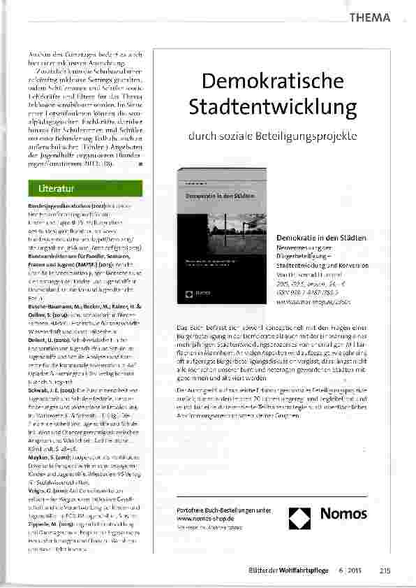 Vorschauseite 4: Kommunale Perspektiven und Implementierungsoptionen