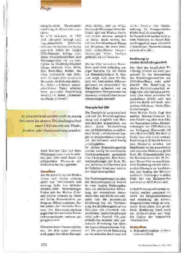 Vorschauseite 4: Voll unterstützender EnergieErnährungstherapie bei Morbus Crohn und Colitis ulcerosa