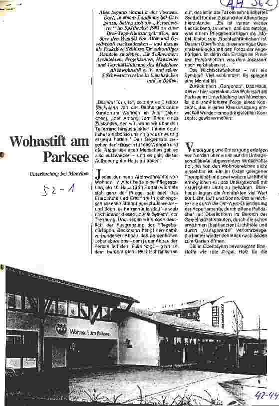 Vorschauseite 1: Wohnsitz am Parksee Unterhaching bei München
