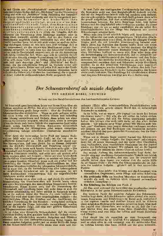 Vorschauseite 2: Zur Sorgfaltspflicht der Schwester