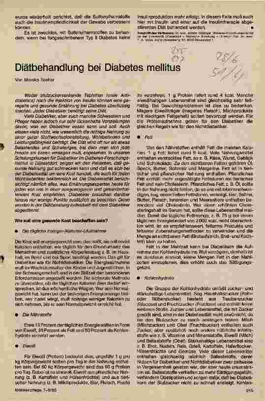 Vorschauseite 3: Diabetes mellitus - häufigste chronische Stoffwechselerkrankung