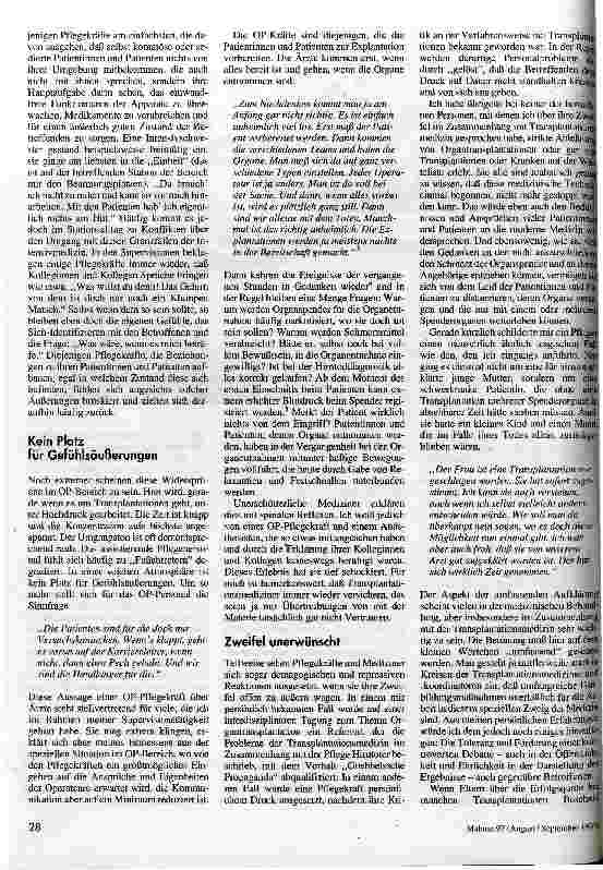 Vorschauseite 3: ... manchmal ist das richtig unheimlich Über die Empfindungen von Mitarbeitern auf Intensivstationen