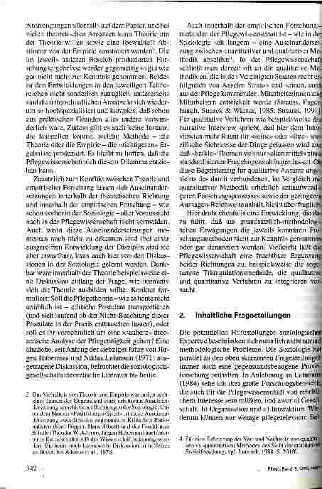 Vorschauseite 4: Pflegewissenschaft und Soziologie: Wo kann soziologische Expertise die Pflegeforschung unterstützen?