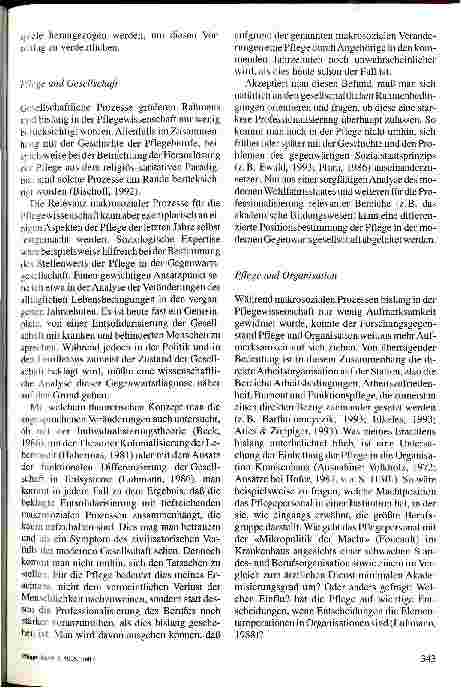 Vorschauseite 5: Pflegewissenschaft und Soziologie: Wo kann soziologische Expertise die Pflegeforschung unterstützen?