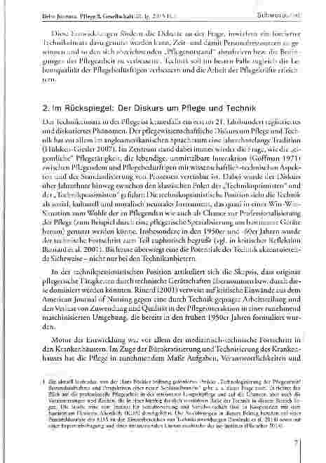 Vorschauseite 3: Technologisierung der Pflegearbeit?