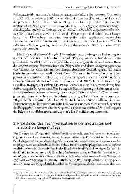 Vorschauseite 4: Technologisierung der Pflegearbeit?
