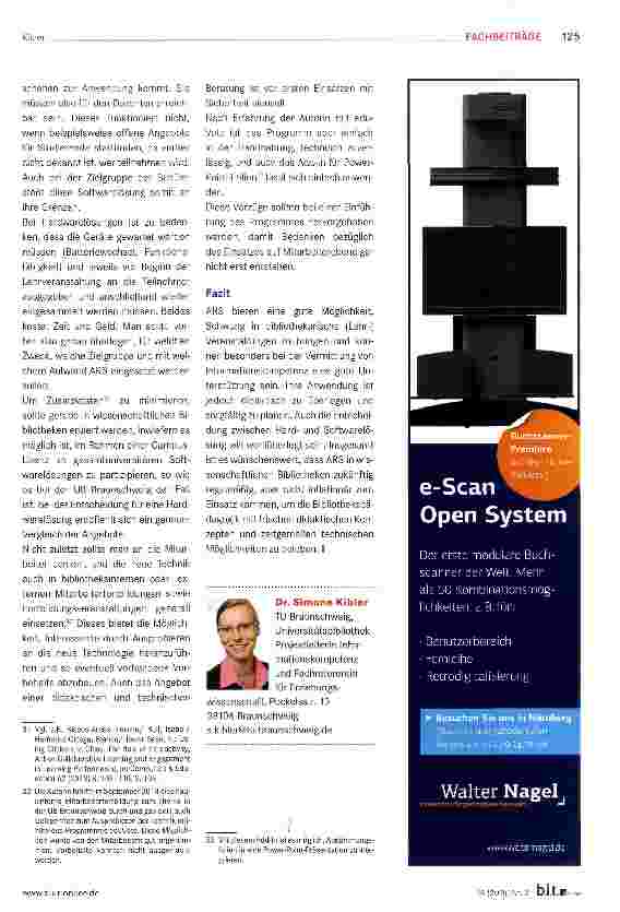 Vorschauseite 6: Audience Response Systeme -Möglichkeiten und Grenzen ihres Einsatz bei der Vermittlung von Informationskompetenz in wissenschaftlichen Bibliotheken