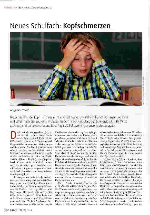 Vorschauseite 1: Neues Schulfach: Kopfschmerzen