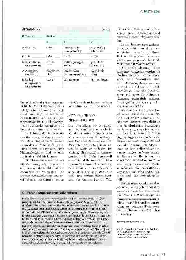 Vorschauseite 4: Sectio: Keine leichte Geburt