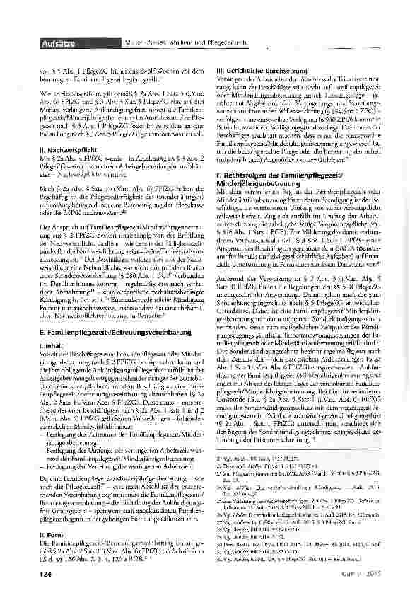 Vorschauseite 4: Neues Familienund Pflegezeitrecht