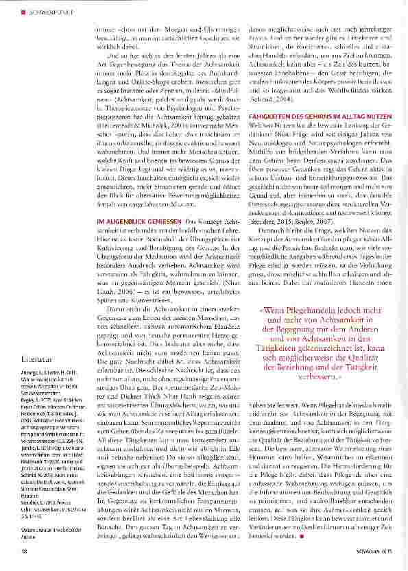 Vorschauseite 3: Achtsamkeit - die Aufmerksamkeit nach innen richten