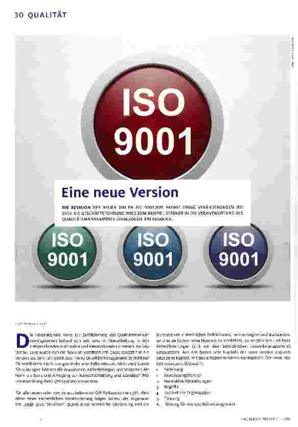 Vorschauseite 1: Eine neue Version