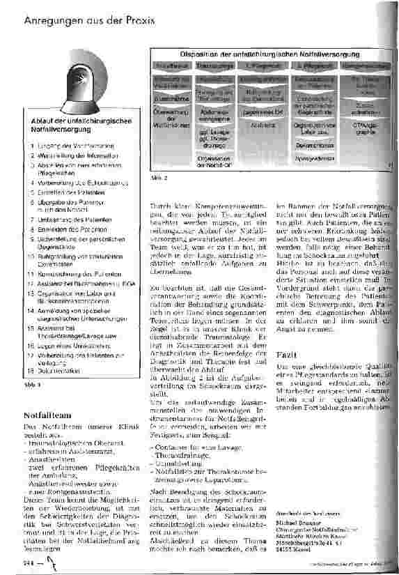 Vorschauseite 2: Standardisierte Erstversorgung polytraumatisierter Patienten (Nach einem Vortrag)