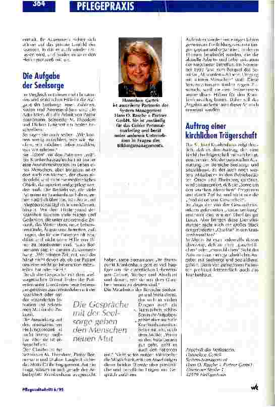 Vorschauseite 2: Seelsorge und Sozialdienst im St. Josef Krankenhaus in Moers Krankenhaus - Produktionsstätte von Gesundheit?