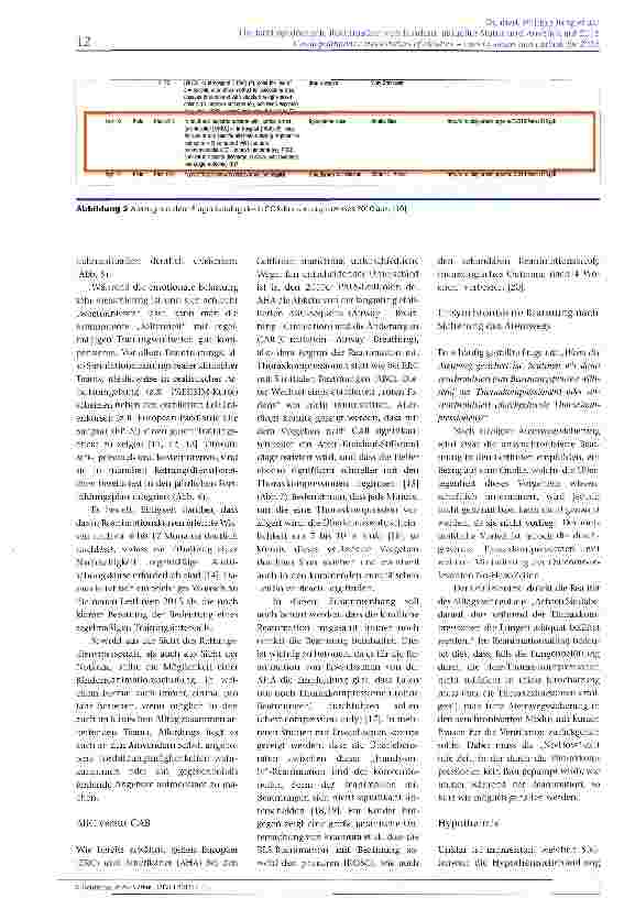 Vorschauseite 5: Die kardiopulmonale Reanimation von Kindern: Aktueller Status und Ausblick auf 2015