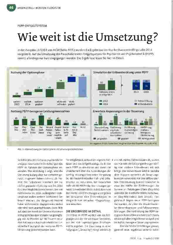 Vorschauseite 1: Wie weit ist die Umsetzung?