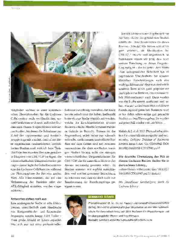Vorschauseite 3: Cochrane-Update 5_2015