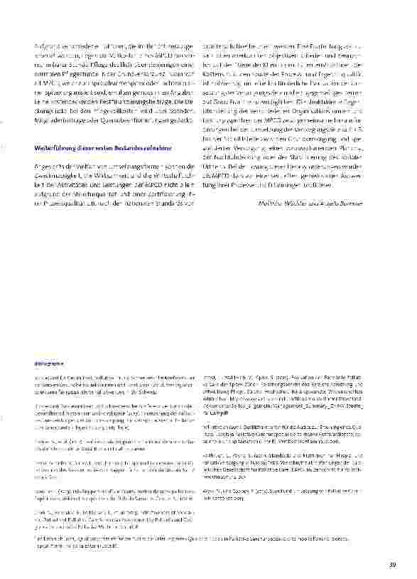 Vorschauseite 3: Mobile Palliative-Care-Dienste (MPCD) - ein zentrales Element der Palliativversorgungin der Schweiz