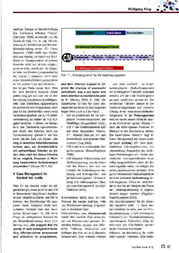 Vorschauseite 3: Correctional Case Management - Theorie und Praxis einer an Case Management orientierten Bewährungshilfe