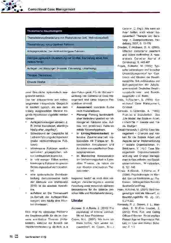 Vorschauseite 6: Correctional Case Management - Theorie und Praxis einer an Case Management orientierten Bewährungshilfe